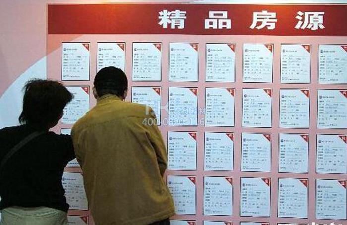 中介橱窗用触摸一体机代替